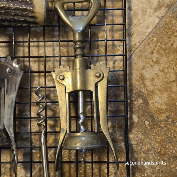 Lot of 8 Vintage Corkscrew, Wine Bottle Openers, Bottle Screw, Cork Puller - Picture 6 of 11